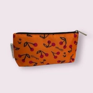 Clinique Orange Cherry Makeup Bag